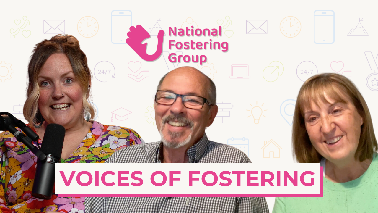 Jayne and Ken on Voices of Fostering Podcast